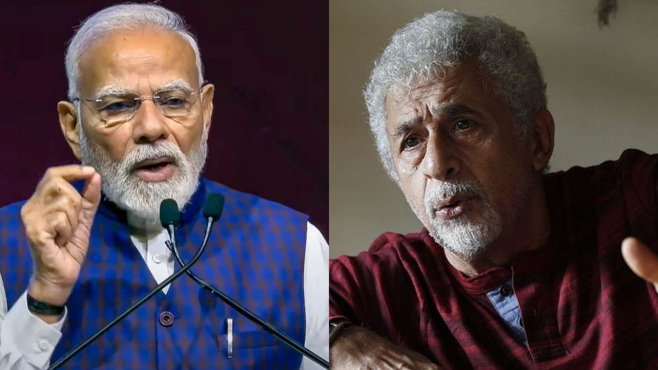 Naseeruddin Shah : बेकायदेशीर सत्ता, तुमची बेईमानांची पलटण...नसरुद्दीन शाह यांनी मोदी सरकारवर ओढले ताशेरे, काय घडलं? Naseeruddin Shah : बेकायदेशीर सत्ता, तुमची बेईमानांची पलटण...नसरुद्दीन शाह यांनी मोदी सरकारवर ओढले ताशेरे, काय घडलं?