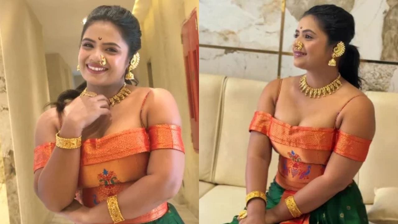 हा तुम्हाला अपमान वाटत असेल तर...पैठणी साडीला बोल्ड ड्रेसमध्ये बदलल्यामुळे ट्रोल होणारी 'तारिणी' फेम अभिनेत्री स्पष्टच बोलली हा तुम्हाला अपमान वाटत असेल तर...पैठणी साडीला बोल्ड ड्रेसमध्ये बदलल्यामुळे ट्रोल होणारी 'तारिणी' फेम अभिनेत्री स्पष्टच बोलली