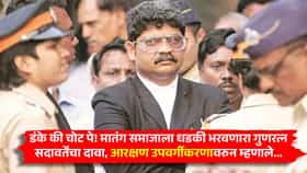 डंके की चोट पे... मातंग समाजाला धडकी भरवणारा वकिल गुणरत्न सदावर्तेंचा दावा, आरक्षण उपवर्गीकरणावरुन म्हणाले...