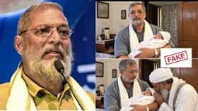 Fact Check : नाना पाटेकर यांनी नातीच्या कानात अजान पढवली? फोटो व्हायरल; फॅक्ट काय?