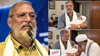 Fact Check : नाना पाटेकर यांनी नातीच्या कानात अजान पढवली? फोटो व्हायरल.