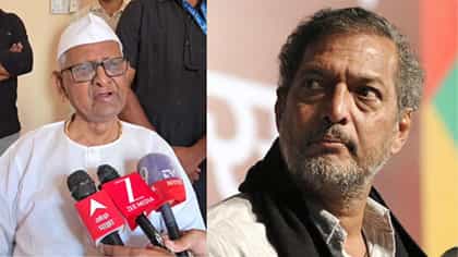 शब्द फुटत नव्हते, अश्रू अनावर, नानांबद्दल बोलताना अण्णा हजारे भावूक.