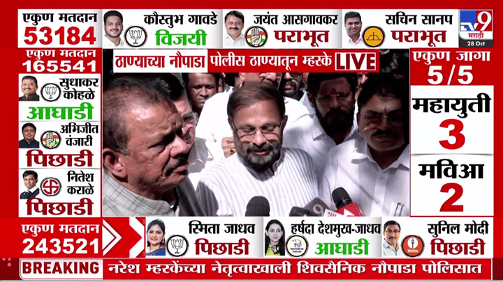 एकनाथ शिंदेंवरील टीकेने नरेश म्हस्के आक्रमक; थेट पोलिस ठाण्यात तक्रार दाखल एकनाथ शिंदेंवरील टीकेने नरेश म्हस्के आक्रमक; थेट पोलिस ठाण्यात तक्रार दाखल