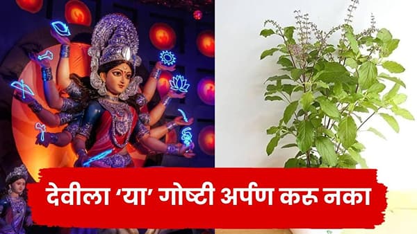 Navratri 2026 : नवरात्रीत देवीला चुकूनही अर्पण करू नका ‘या’ 5 गोष्टी; पूजेपूर्वी जाणून घ्या नियम