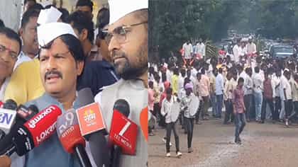 जिल्हा बँक अर्ज भरताना पडळकरांचं शक्तिप्रदर्शन; विरोधकांची टीका.