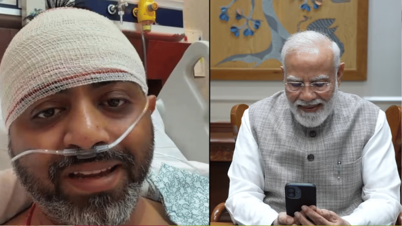 Narendra Modi: मोदी यांचा कॅप्टन स्मिथ मछारशी थेट संवाद, फोनवरुन केली विचारपूस, पायलट म्हणाला, हनुमान चालिसा.. Narendra Modi: मोदी यांचा कॅप्टन स्मिथ मछारशी थेट संवाद, फोनवरुन केली विचारपूस, पायलट म्हणाला, हनुमान चालिसा..