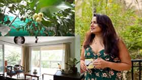 Sameera Reddy : 4 हजार स्क्वेअर फुटांचं घर, आजूबाजूला हिरवळ अन् फळांनी लगडलेली झाडं; पाहा समीरा रेड्डीचा आलिशान आशियाना!
