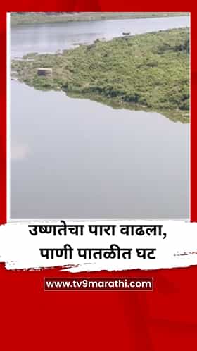 उष्णतेचा पारा वाढला, पाणी पातळीत 20 टक्के घट
